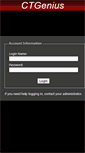 Mobile Screenshot of ctgenius.net